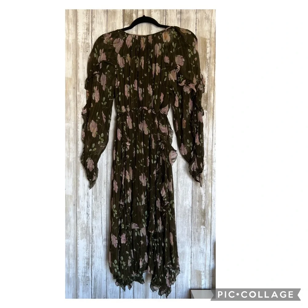 Ulla Johnson Lorelei Floral Ruffle Midi Dress